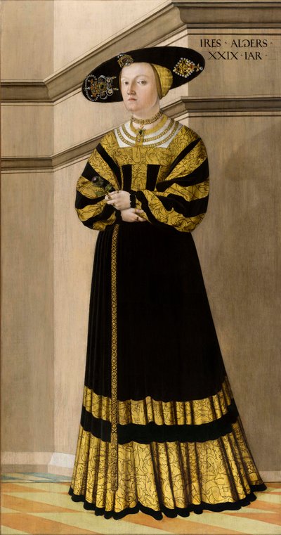 Portrait of Anna von Rosental by Jakob Seisenegger