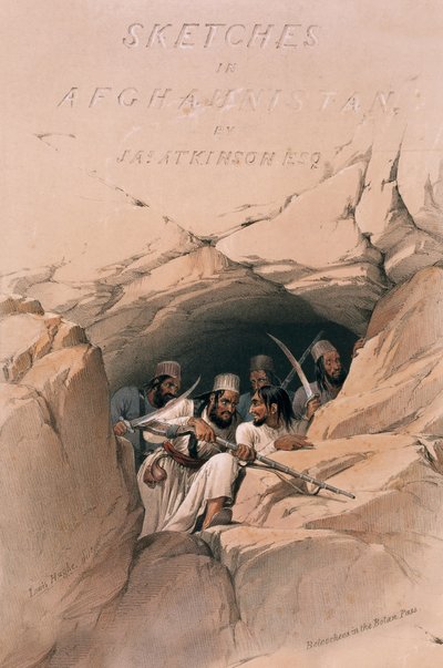 Beloochees in the Bolan Pass by James (after) Atkinson