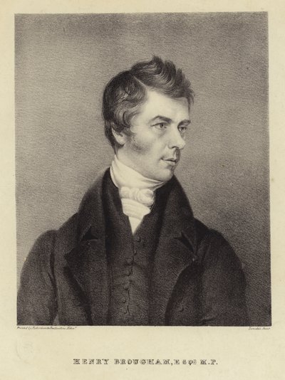 Henry Brougham by James (after) Lonsdale