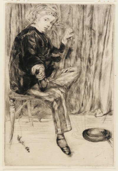 Arthur Haden, 1859 by James Abbott McNeill Whistler