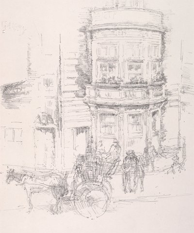 Back of The Gaiety Theatre by James Abbott McNeill Whistler