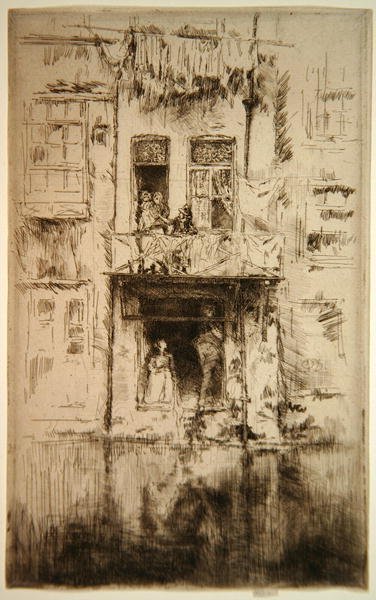Balcony, Amsterdam by James Abbott McNeill Whistler