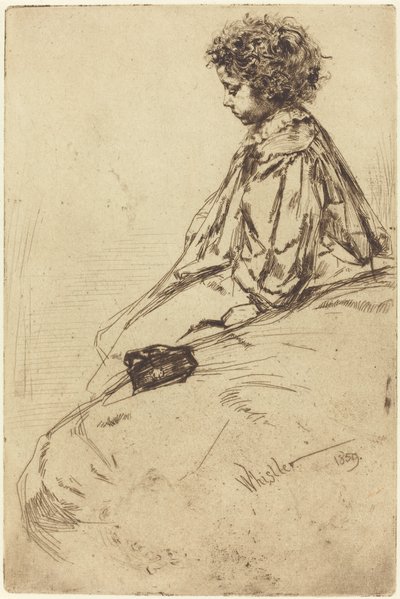 Bibi Lalouette by James Abbott McNeill Whistler