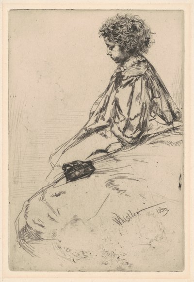 Bibi Lalouette by James Abbott McNeill Whistler