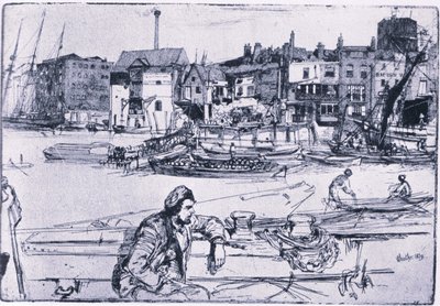 Black Lion Wharf by James Abbott McNeill Whistler