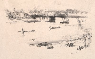 Charing Cross Railway Bridge by James Abbott McNeill Whistler
