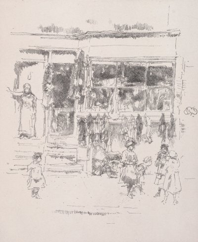 Chelsea Rags, 1888 by James Abbott McNeill Whistler
