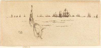 Dipping the Flag by James Abbott McNeill Whistler