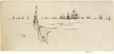 Dipping the Flag, 1887 by James Abbott McNeill Whistler