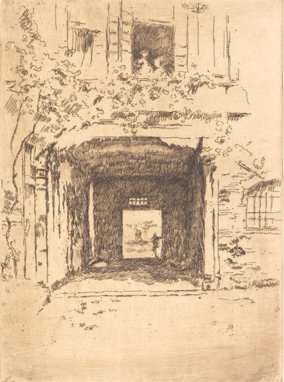 Doorway and Vine by James Abbott McNeill Whistler