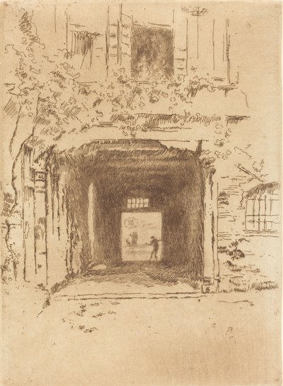 Doorway and Vine by James Abbott McNeill Whistler