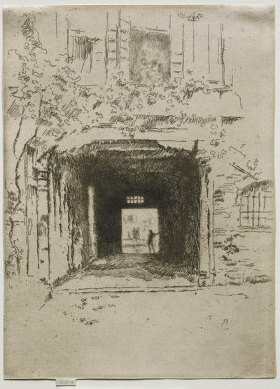 Doorway and Vine by James Abbott McNeill Whistler