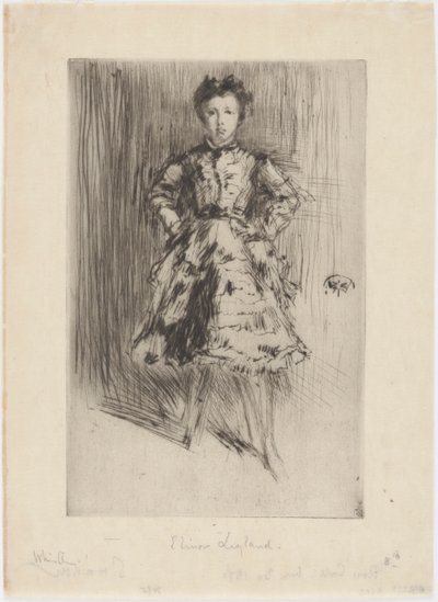 Elinor Leyland, 1873 by James Abbott McNeill Whistler