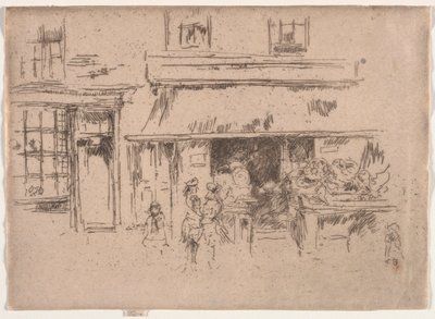 Exeter Street by James Abbott McNeill Whistler