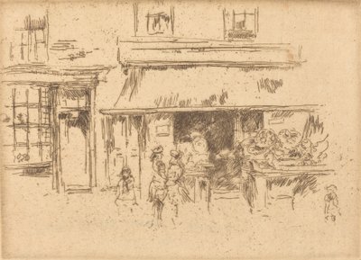 Exeter Street by James Abbott McNeill Whistler