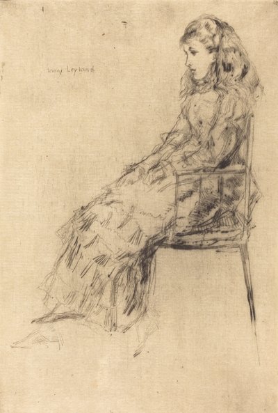 Fanny Leyland by James Abbott McNeill Whistler