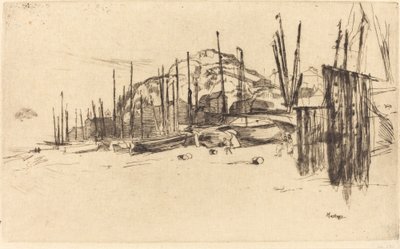 Fishing-Boats, Hastings by James Abbott McNeill Whistler