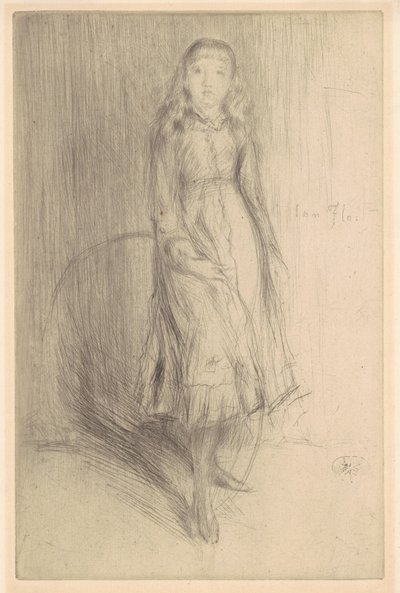 Florence Leyland by James Abbott McNeill Whistler