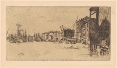 Free Trade Wharf by James Abbott McNeill Whistler