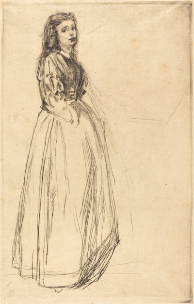 Fumette, Standing, 1859 by James Abbott McNeill Whistler