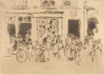 High Street, Brussels by James Abbott McNeill Whistler