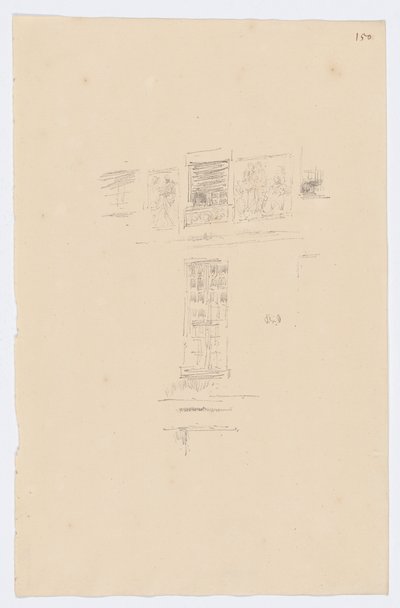 Hotel Colbert, Windows by James Abbott McNeill Whistler