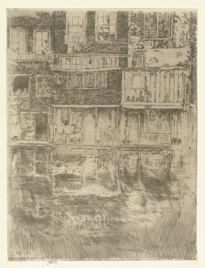 Houses in Amsterdam by James Abbott McNeill Whistler