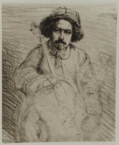 J. Becquet, Sculptor by James Abbott McNeill Whistler