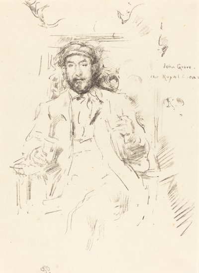 John Grove by James Abbott McNeill Whistler
