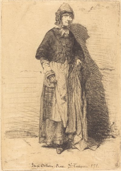La Mère Gérard by James Abbott McNeill Whistler