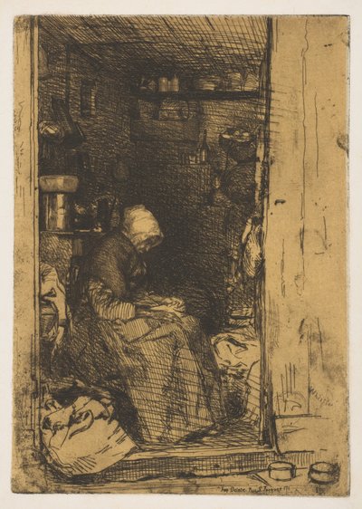 La Vielle aux Loques, 1858 by James Abbott McNeill Whistler