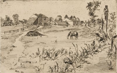 Landscape with Horses by James Abbott McNeill Whistler