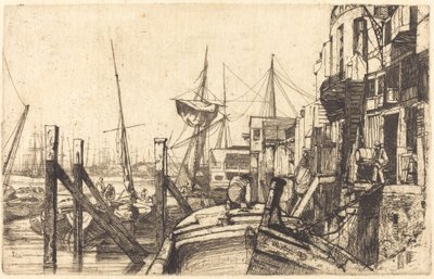 Limehouse, 1859 by James Abbott McNeill Whistler