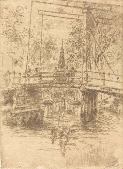 Little Drawbridge, Amsterdam by James Abbott McNeill Whistler