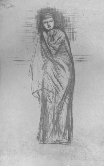 Model Resting, 1870, 1904 by James Abbott McNeill Whistler