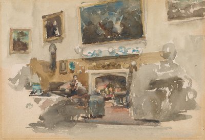 Moreby Hall by James Abbott McNeill Whistler