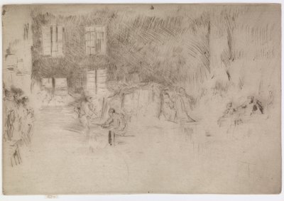 Murano-Glass Furnace by James Abbott McNeill Whistler