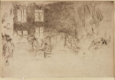 Murano-Glass Furnace by James Abbott McNeill Whistler