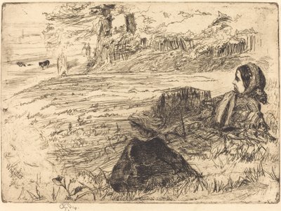 Nursemaid and Child, 1859 by James Abbott McNeill Whistler