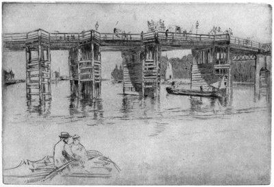 Old Putney Bridge, 1879 by James Abbott McNeill Whistler