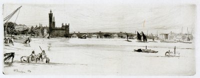 Old Westminster Bridge by James Abbott McNeill Whistler