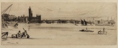 Old Westminster Bridge by James Abbott McNeill Whistler