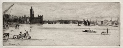 Old Westminster Bridge by James Abbott McNeill Whistler