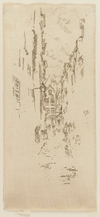 Petite Rue des Bouchers by James Abbott McNeill Whistler