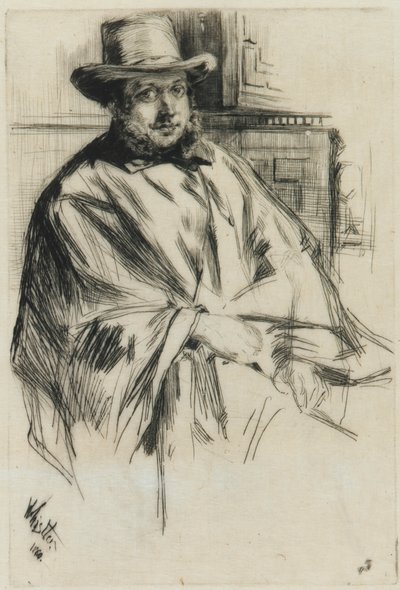 Portrait of a Man, 1860 by James Abbott McNeill Whistler