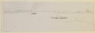 Near Mainz, 1858 by James Abbott McNeill Whistler