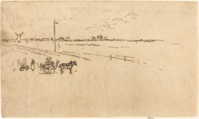 Railway Station, Voves by James Abbott McNeill Whistler