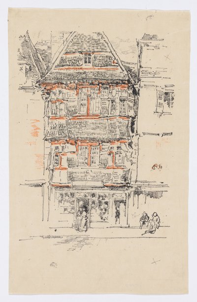 Red House, Paimpol by James Abbott McNeill Whistler