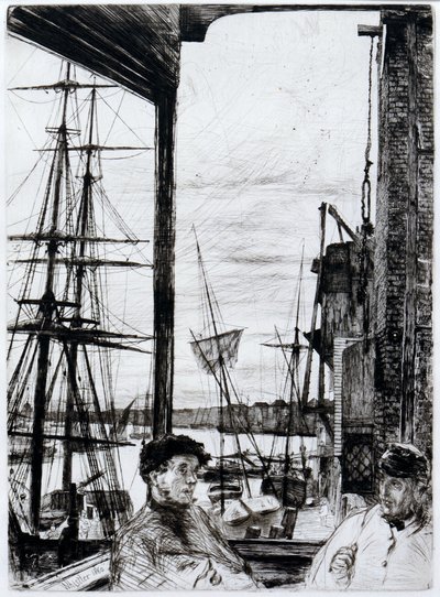 Rotherhithe (or Wapping) by James Abbott McNeill Whistler