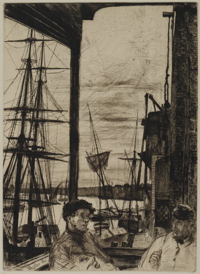 Rotherhithe, 1860 by James Abbott McNeill Whistler